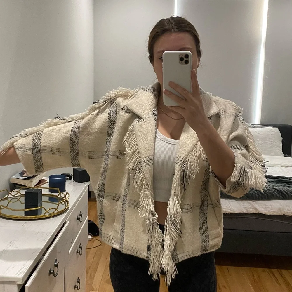 Hotel particular plaid fringe jacket - Picture 2 of 6
